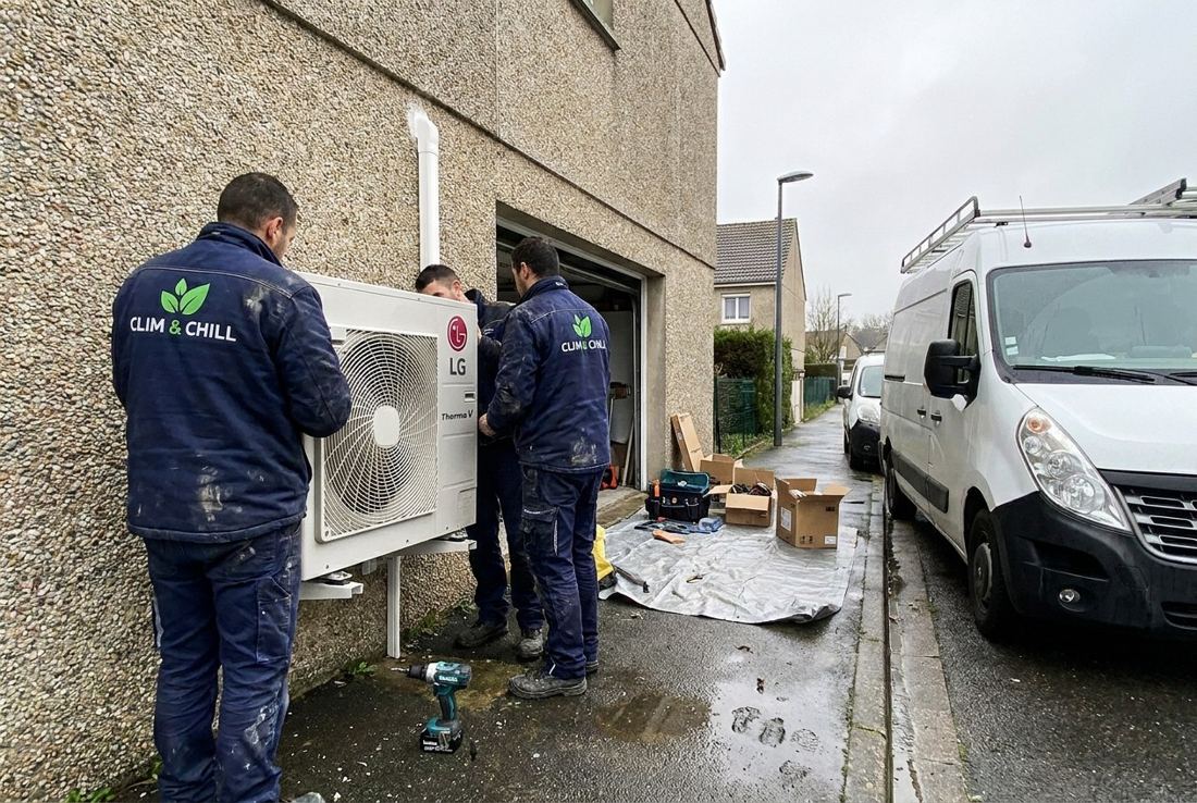 Clim and chill 91 professionnel de la climatisation — le camion atelier